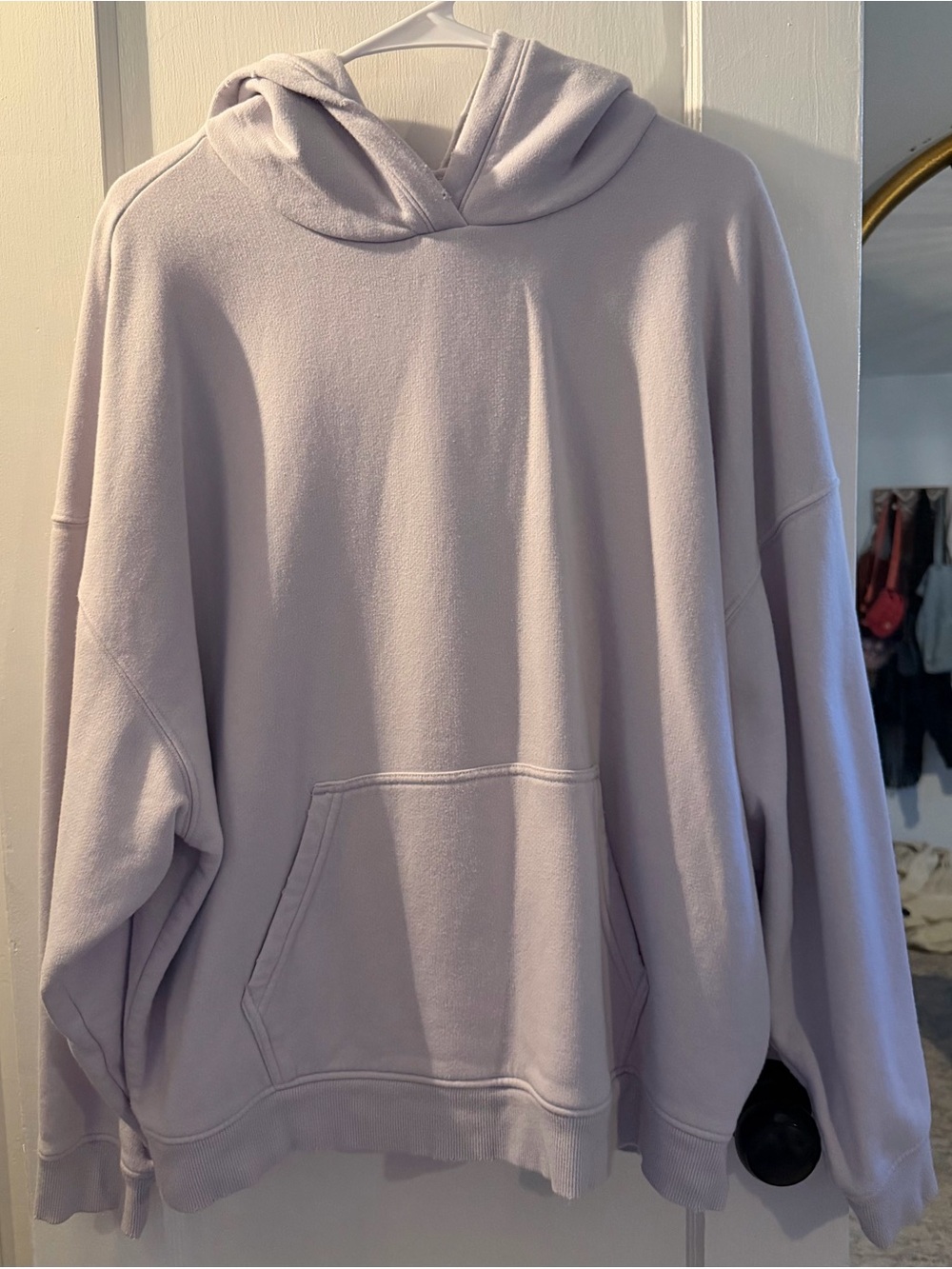 nuuds Lavender Oversized Hoodie Sweatshirt